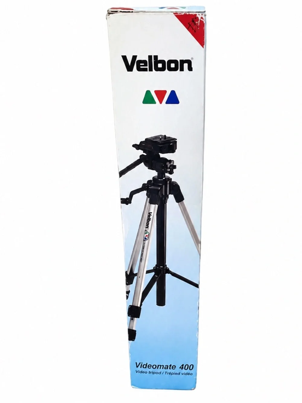 VELBON Videomate 400 Camcorder Tripod Deluxe Lightweight Aluminum Pan Head 3-Way